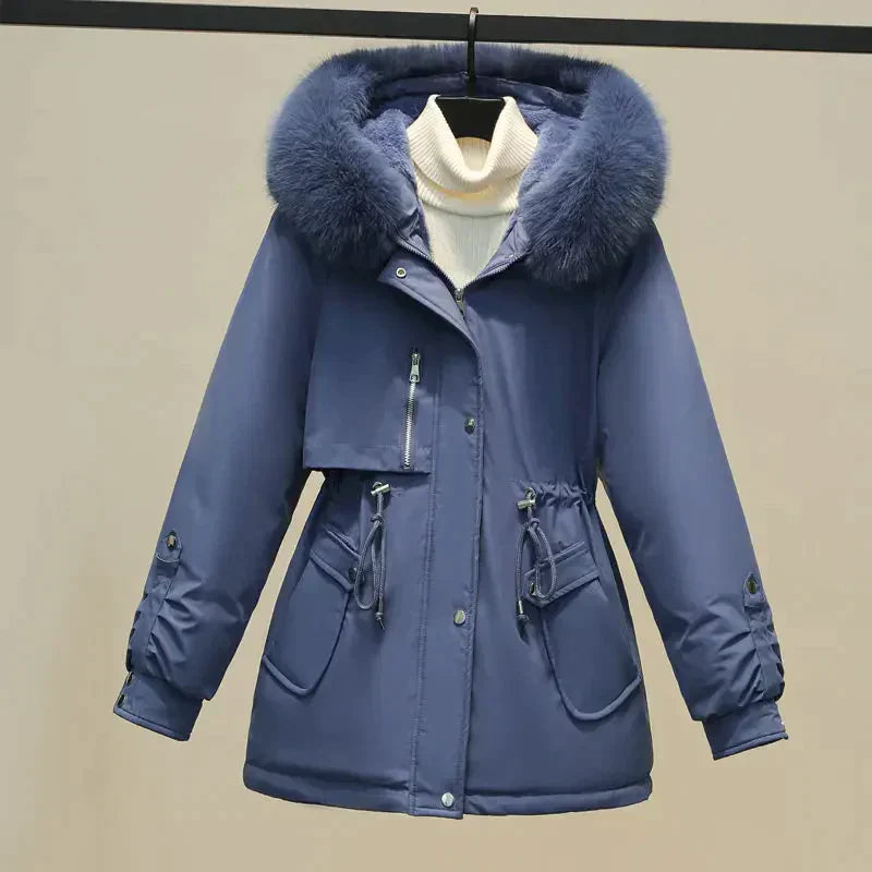 - Cold weather puffer jacket for women