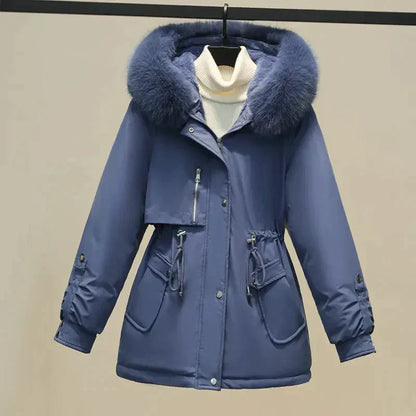 - Cold weather puffer jacket for women