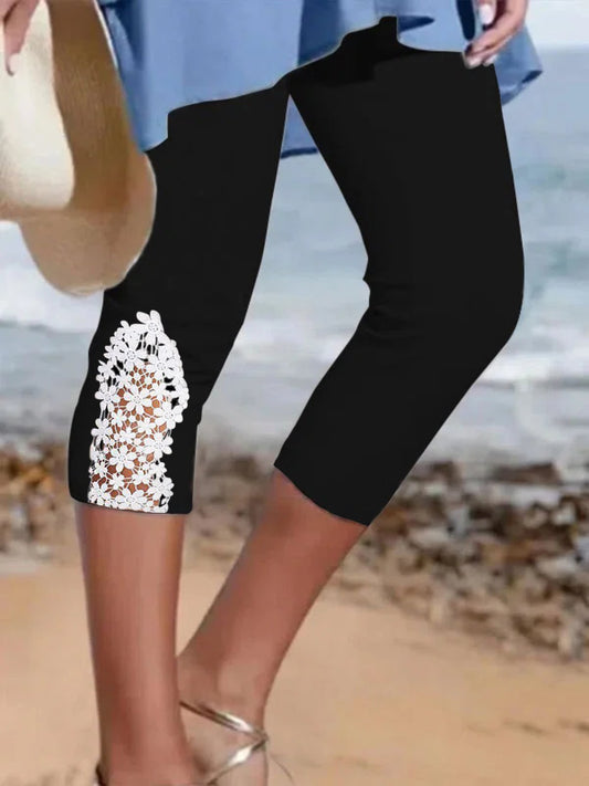 Cropped pants for women