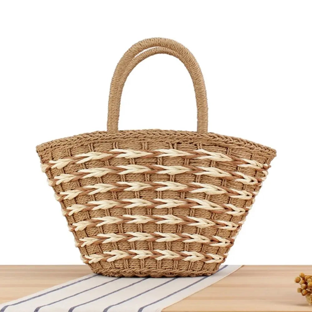 Breann - Colorful handmade wicker bag