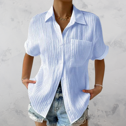 Fay | Casual Lightweight Blouse with Button Closure for Ladies