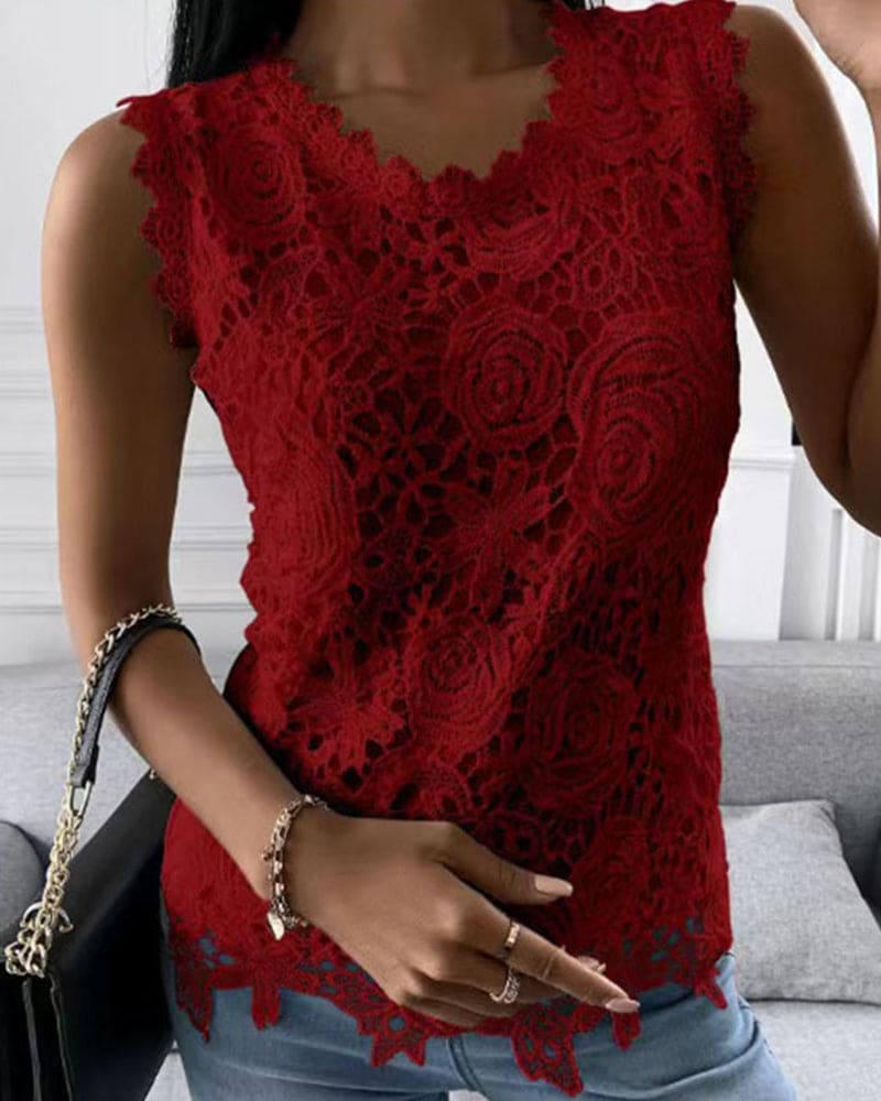 Kasumi - Sleeveless Top For Women - Classic & Chic