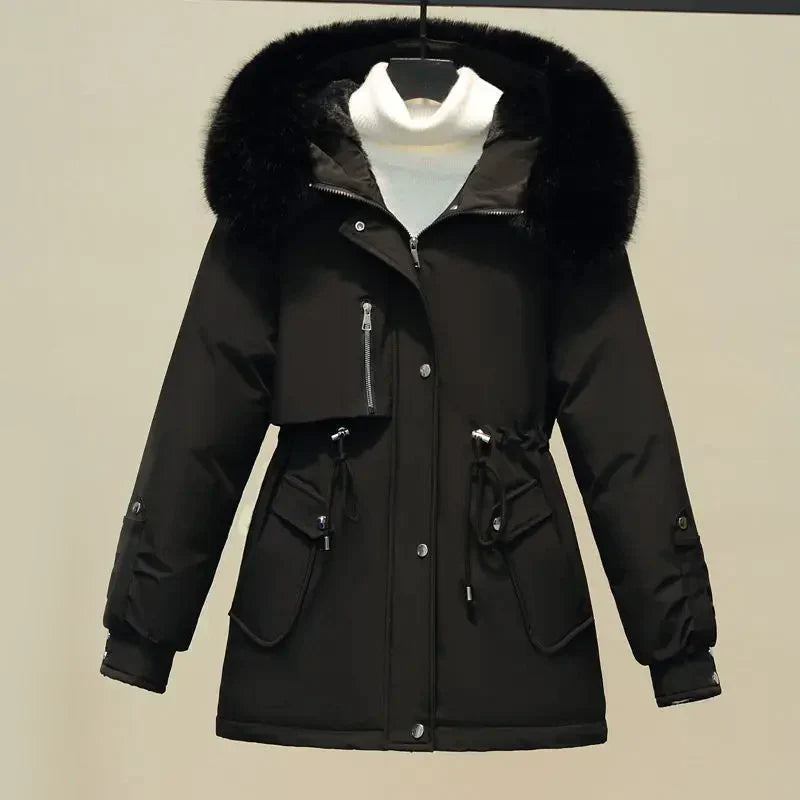- Cold weather puffer jacket for women