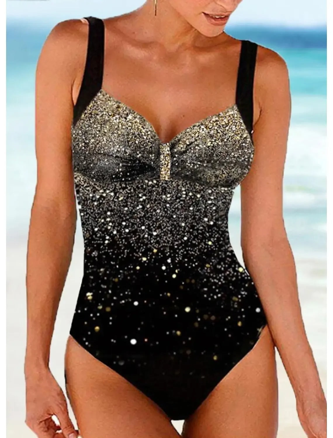 LolaBeach - Swimsuit with sequin print