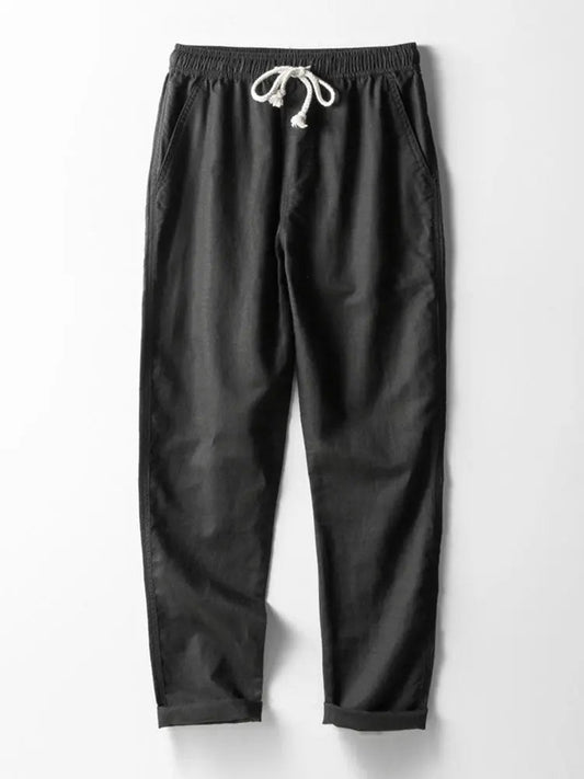 Loose straight ladies' pants