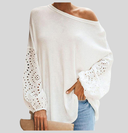 Off-the-shoulder blouse for women