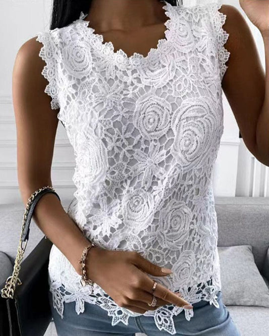 Kasumi - Sleeveless Top For Women - Classic & Chic