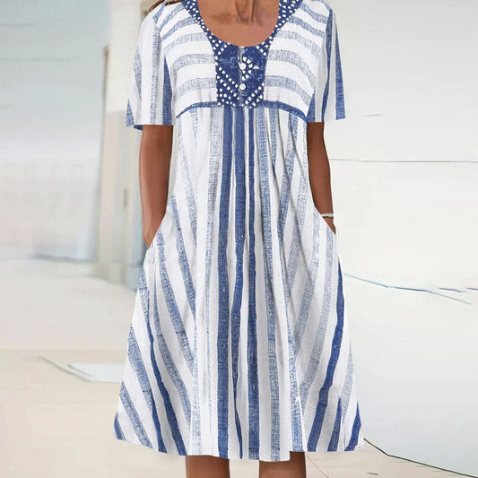 Aggie - everyday striped dress