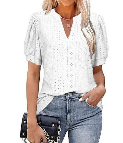 Lena | Elegant Ladies Blouse with Puffed Sleeves