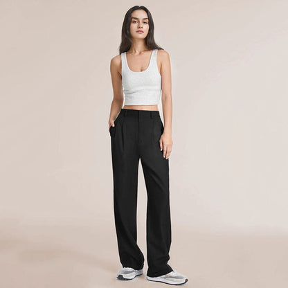 Women's pants with wide legs