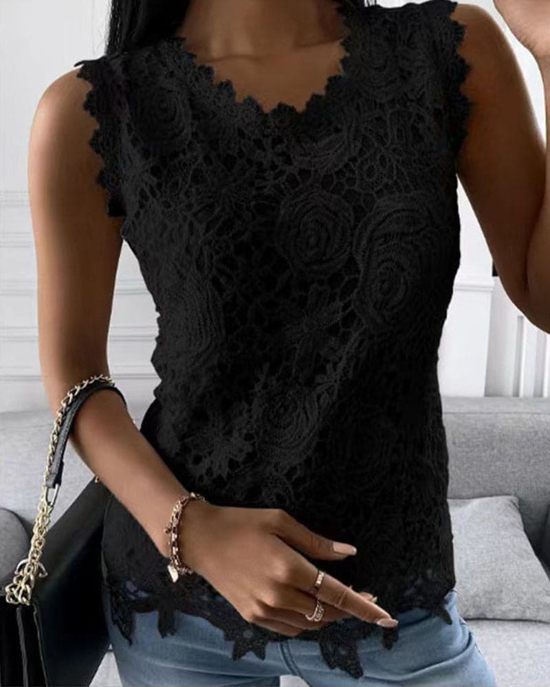 Kasumi - Sleeveless Top For Women - Classic & Chic