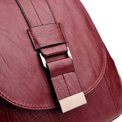 Women's leather backpack - Ada-Elly Rose