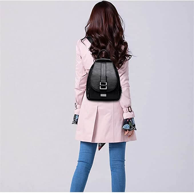 Women's leather backpack - Ada-Elly Rose
