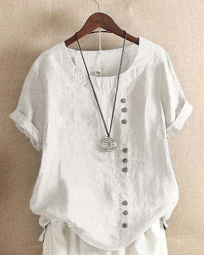 Ladies short sleeve blouse