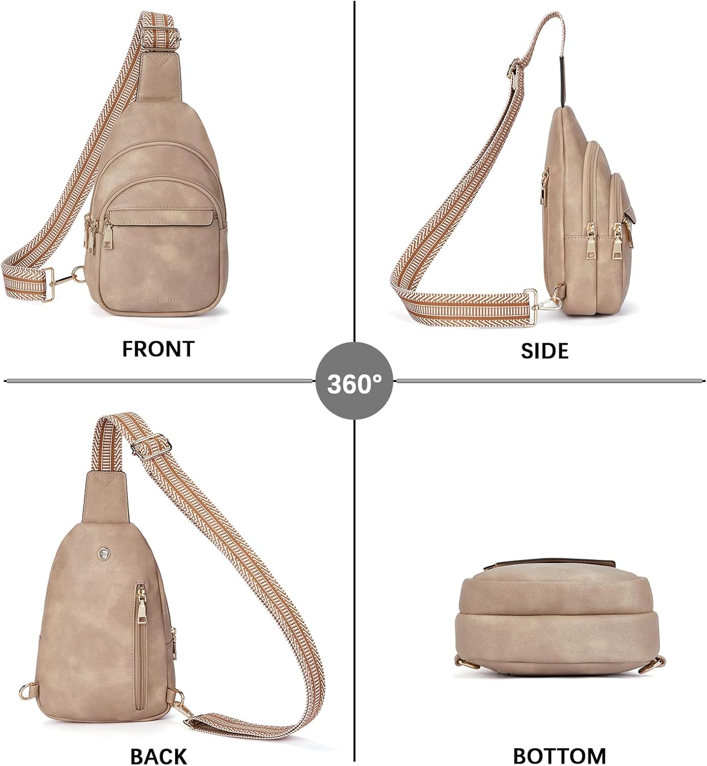 Jenneke - Elegant leather shoulder bag-Elly Rose