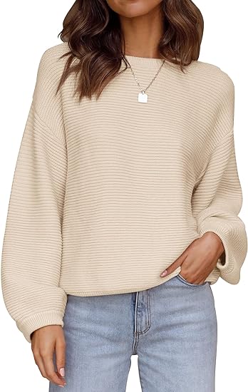 Soft ribbed sweater
