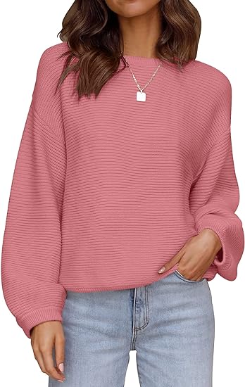 Soft ribbed sweater