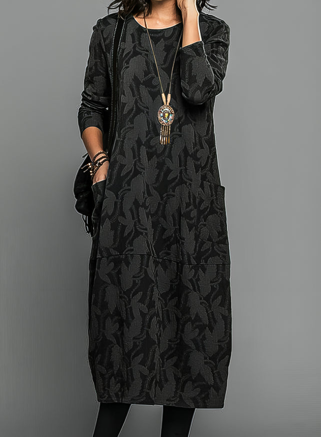 Velinna™ | Round-neck casual winter dress