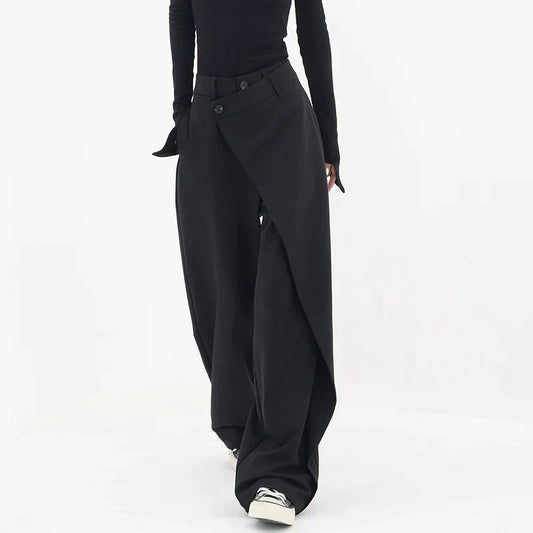 Abby - Asymmetrical Baggy Pants