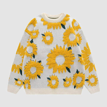 Sunflower knitted sweater - Amity