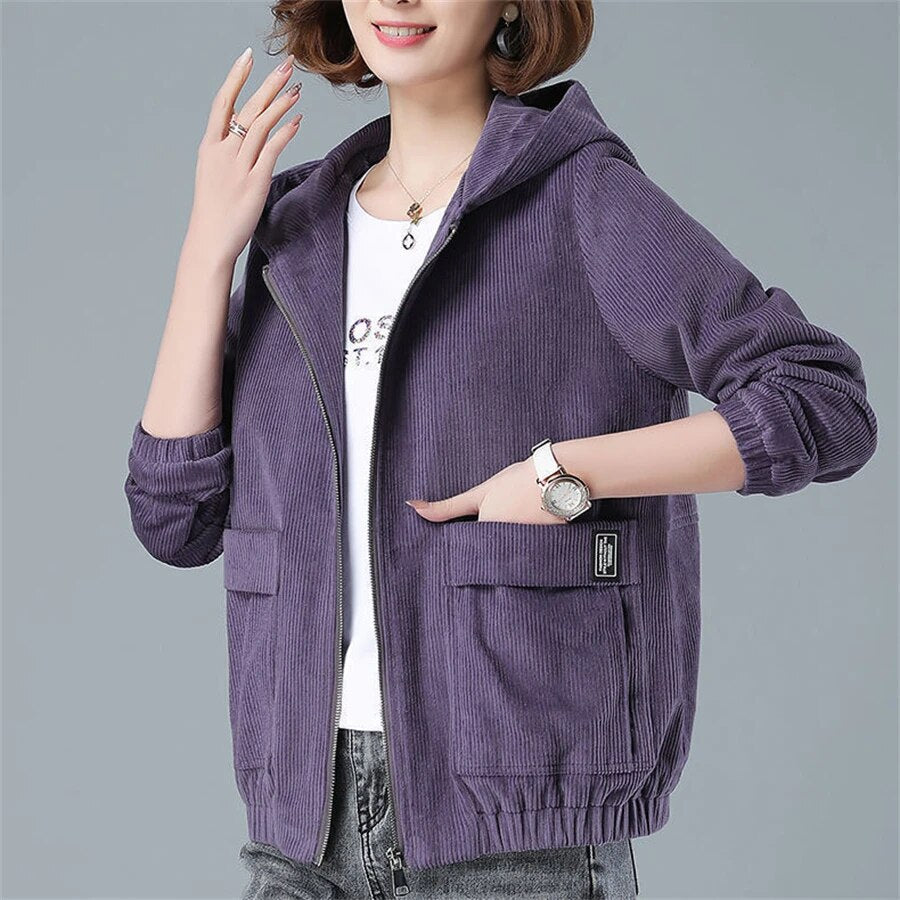 Fleur | Oversized corduroy jacket