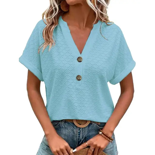 Ladies V-neck top