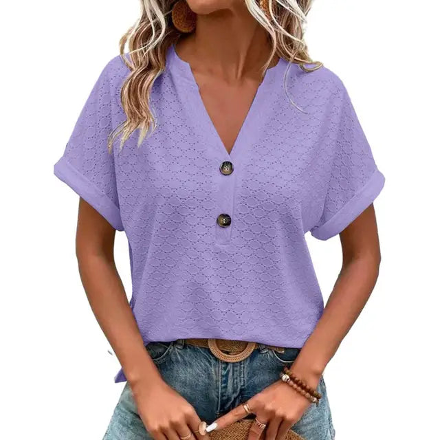 Ladies V-neck top