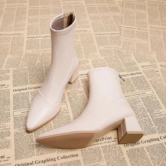 Women's thick-heeled boots - Kaydence