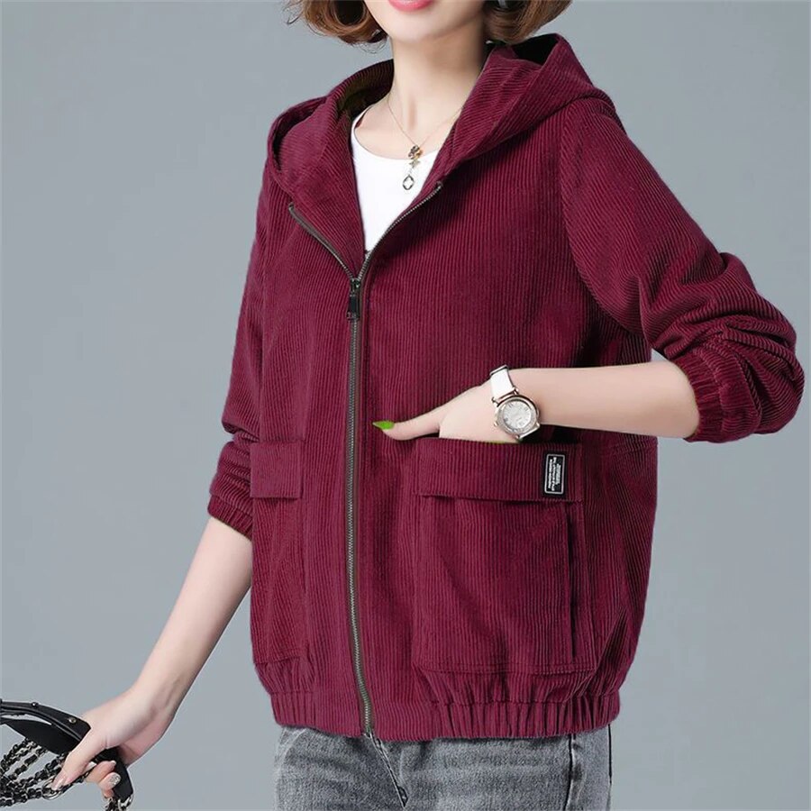 Fleur | Oversized corduroy jacket