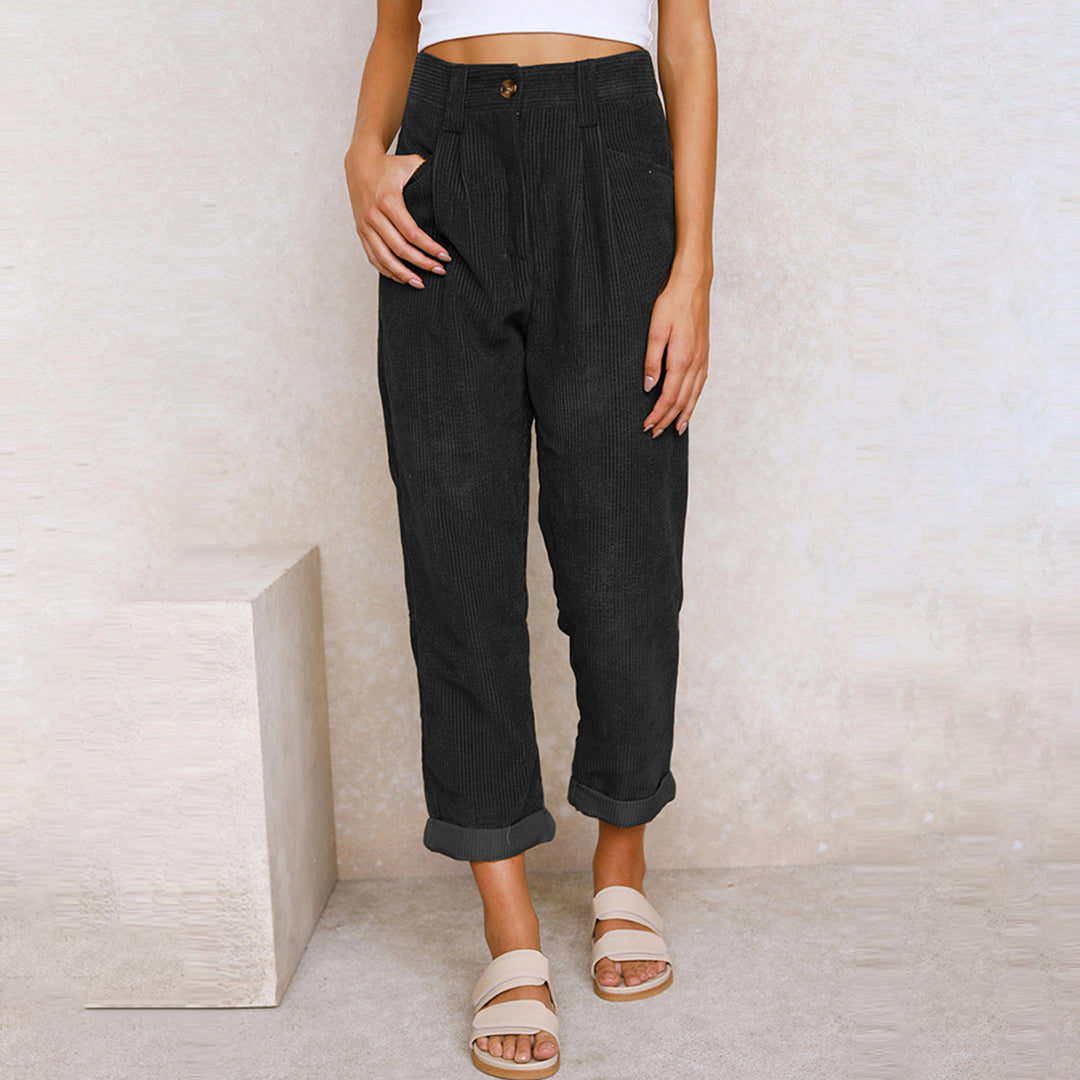 High-waisted pants for women
