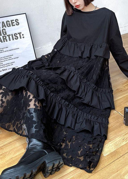 Beaute - Autumn lace dresses with ruffles.