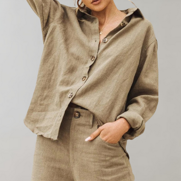 Lia - Women's casual blouse - Comfortable & ; versatile for everyday wear