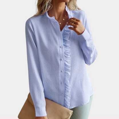 Alicia - Stylish and striped summer blouse