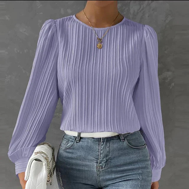 Ladies' pleated blouse