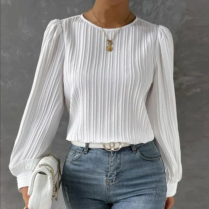 Ladies' pleated blouse