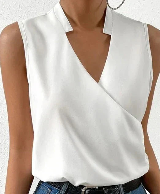 Elena - Elegant sleeveless top - Timeless, stylish & combinable in many ways