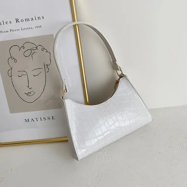 Mallie - Ladies shoulder bag in retro leather