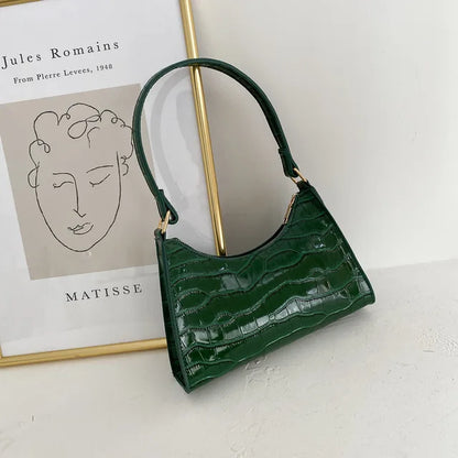 Mallie - Ladies shoulder bag in retro leather