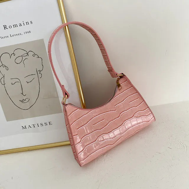 Mallie - Ladies shoulder bag in retro leather