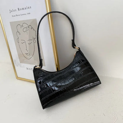 Mallie - Ladies shoulder bag in retro leather