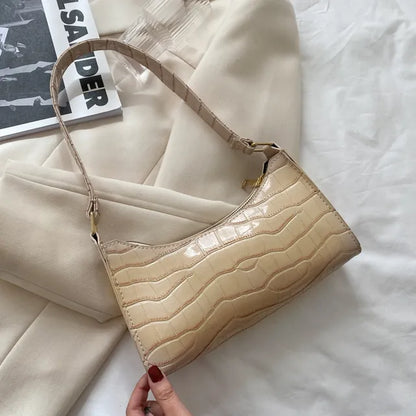 Mallie - Ladies shoulder bag in retro leather