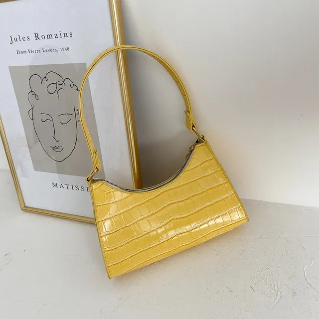 Mallie - Ladies shoulder bag in retro leather