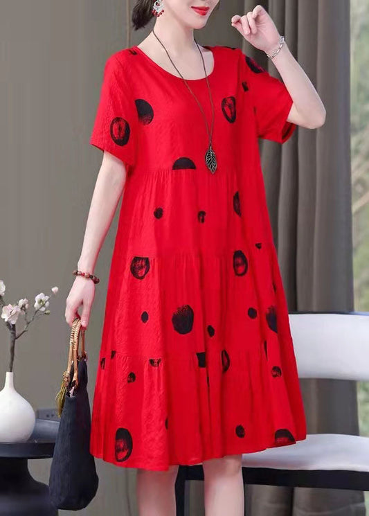 Sienda - Artistic dresses with o-neck pockets