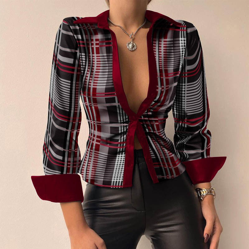 Long-sleeved women's top