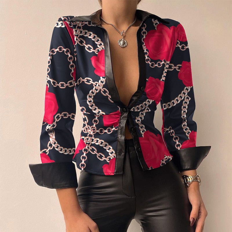 Long-sleeved women's top