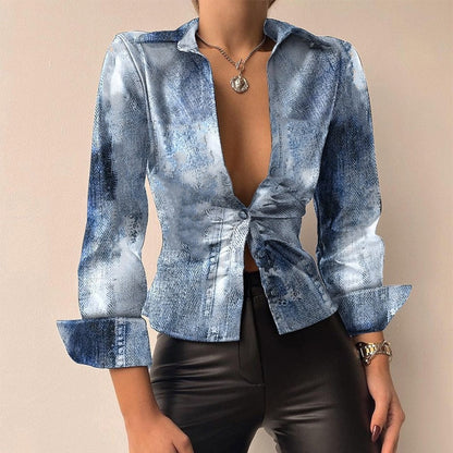 Long-sleeved women's top