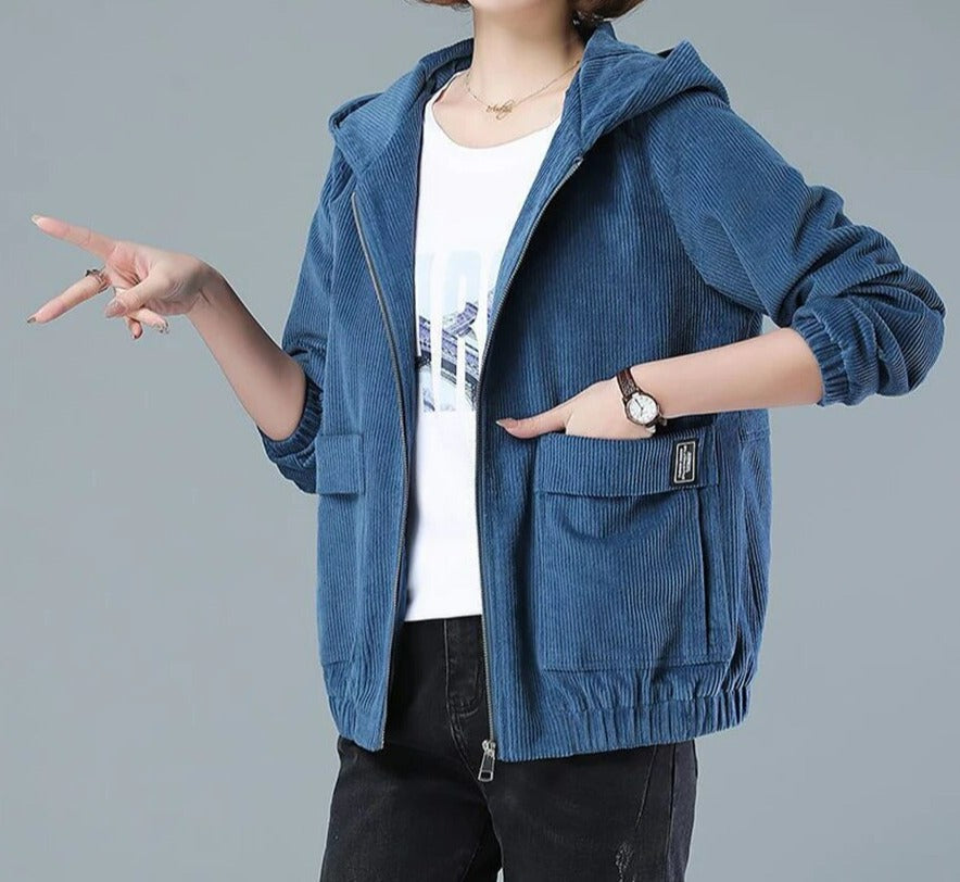 Fleur | Oversized corduroy jacket