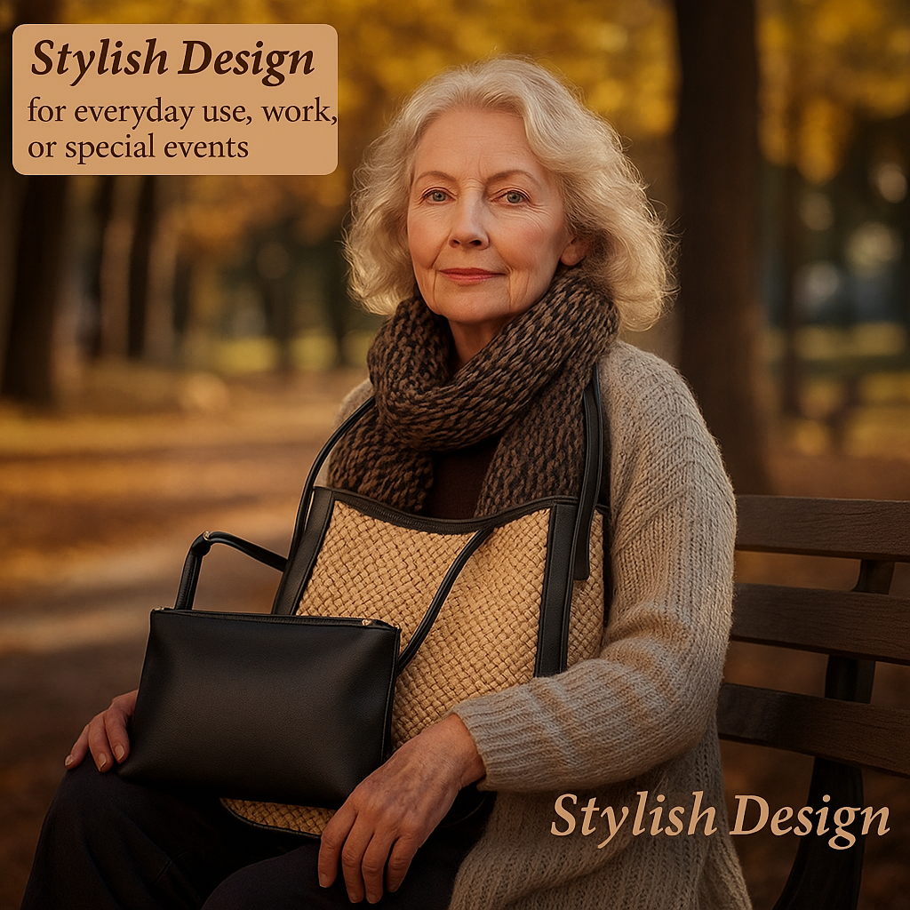 Adira - Elegant shoulder bag with multiple compartments