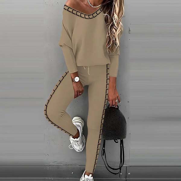 Dolcie - Chic One-Shoulder Set for Women