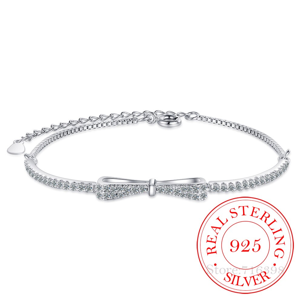 Silver Tennis Bracelet with Zirconia | Radiant and subtle